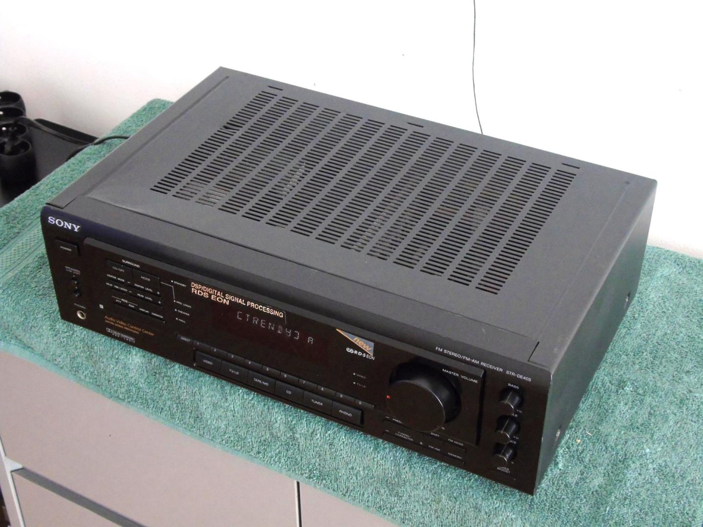 Wzmacniacz z radiem Sony STR-DE405 RDS sprawny i mocny 2x 120 wat. DOS