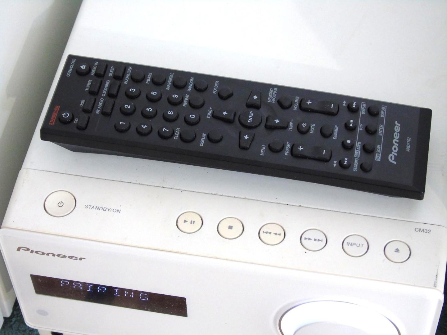 wieża stereo pioneer pilot usb mp-3 bt cd radio dab rds 2x aux kol. do