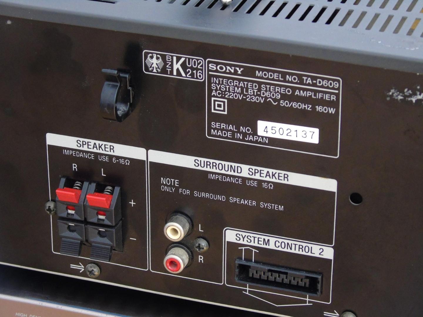 Wzmacniacz Sony TA-D609 korektor graficzny sprawny. DOSTAWA
