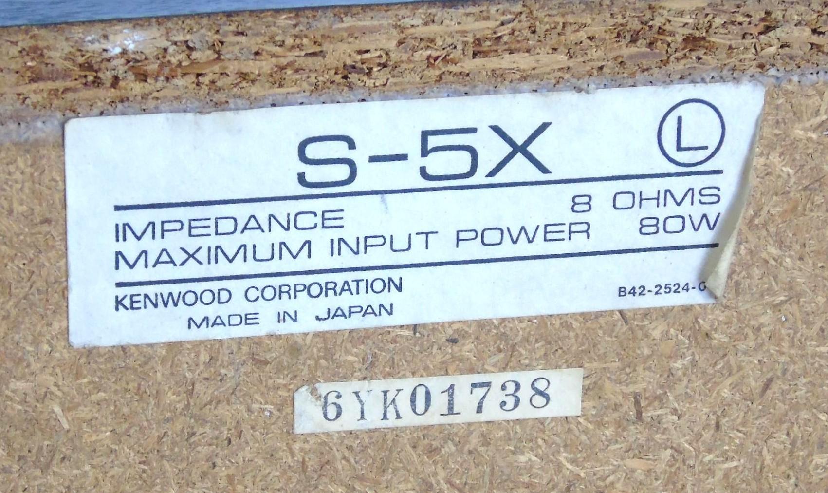 Japońskie kolumny Kenwood S-5X sprawne. DOSTAWA