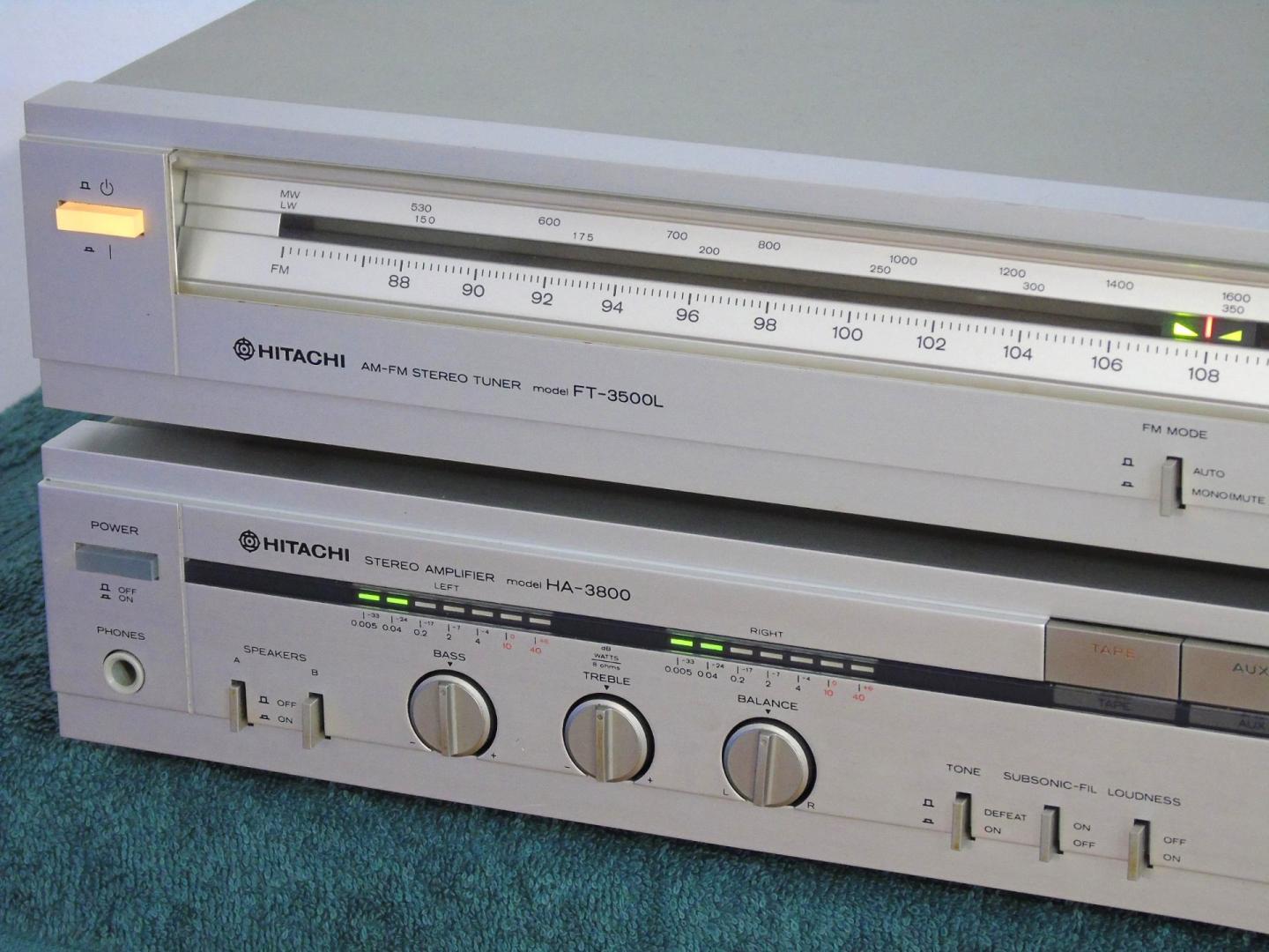 Wzmacniacz i Tuner achi świetne stereo Vintage. WYSYŁKA