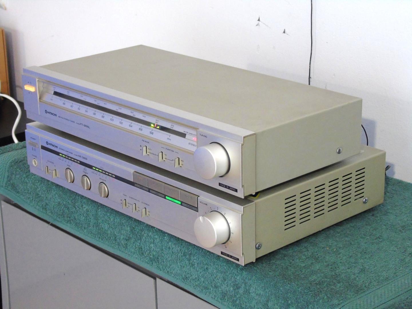 Wzmacniacz i Tuner achi świetne stereo Vintage. WYSYŁKA