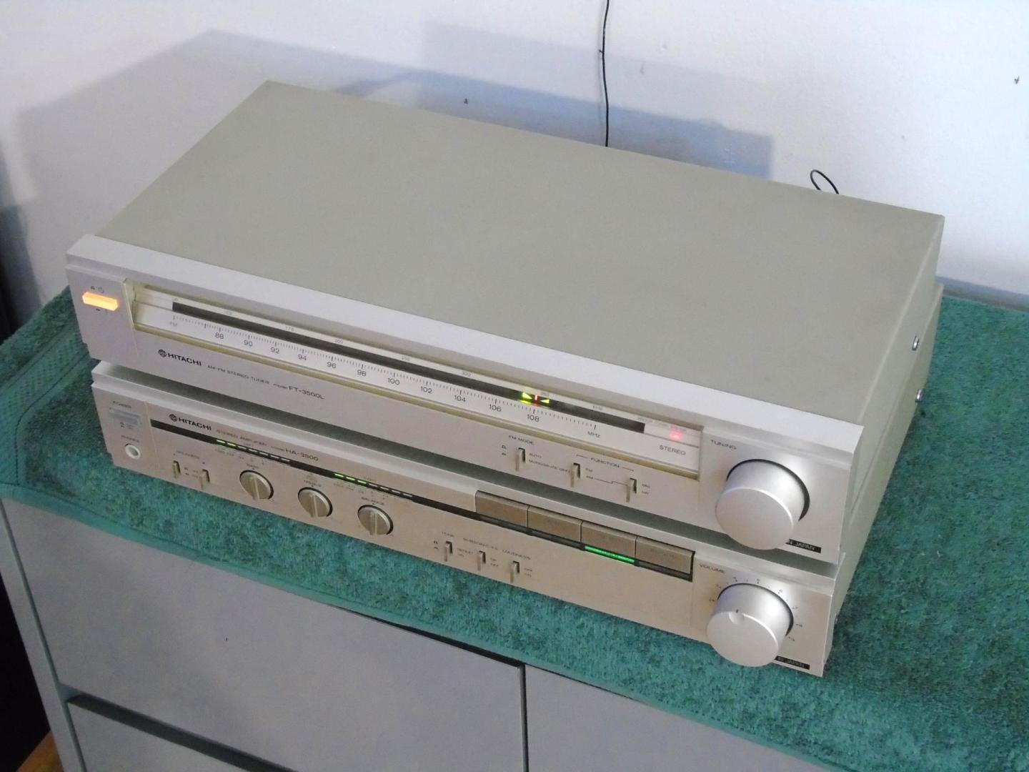 Wzmacniacz i Tuner achi świetne stereo Vintage. WYSYŁKA