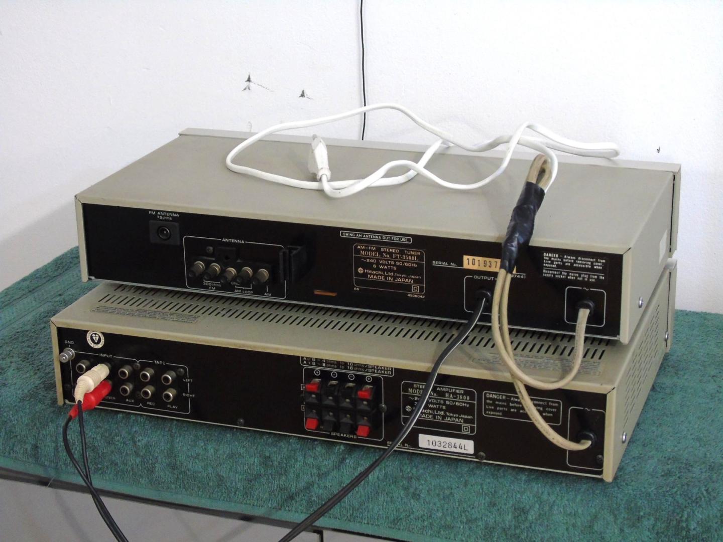 Wzmacniacz i Tuner achi świetne stereo Vintage. WYSYŁKA