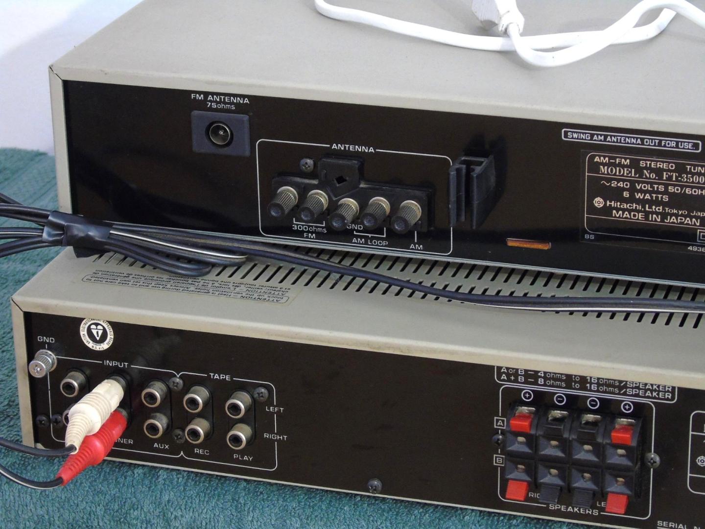 Wzmacniacz i Tuner achi świetne stereo Vintage. WYSYŁKA