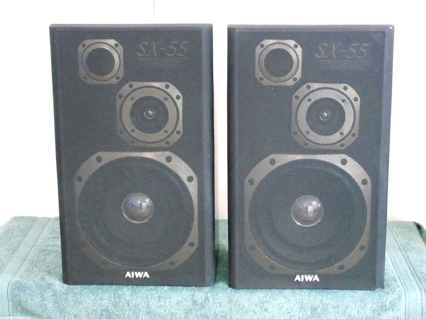 Świetne kolumny stereo Aiwa SX-55 ładne. DOSTAWA