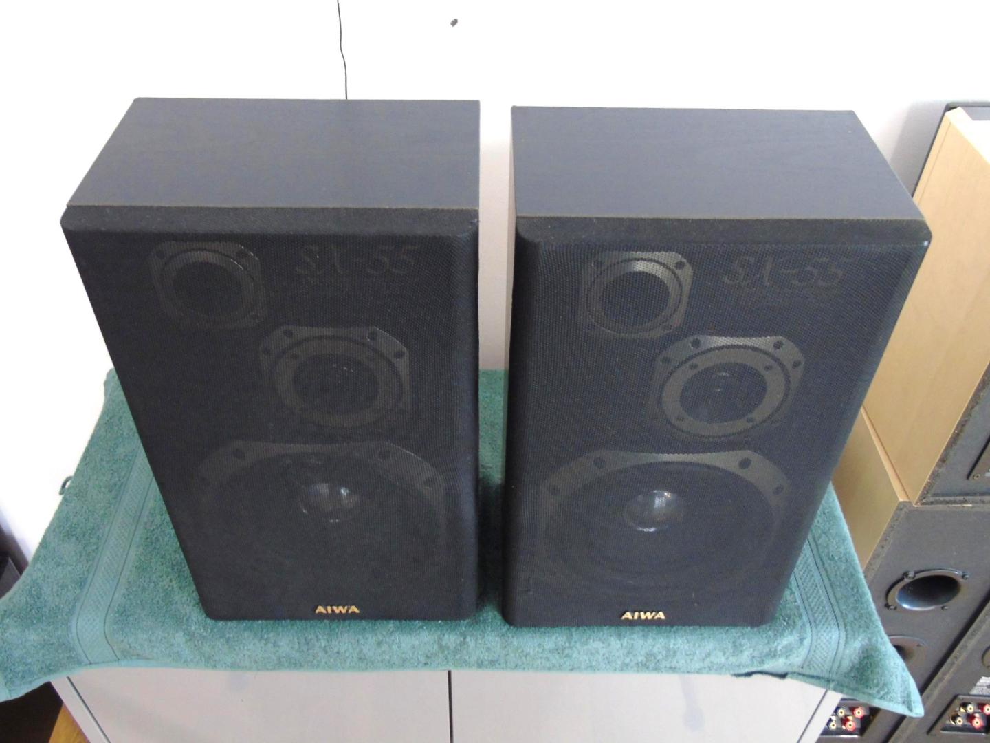 Świetne kolumny stereo Aiwa SX-55 ładne. DOSTAWA