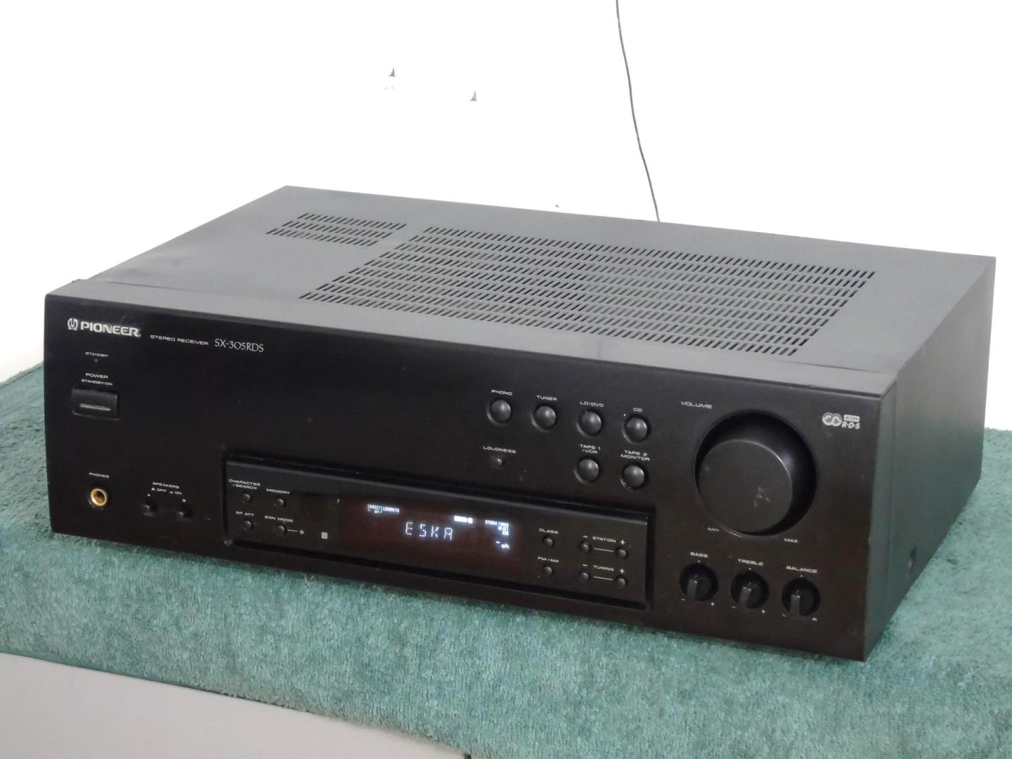 Japoński amplituner Pioneer SX-305 RDS 510 wat sprawny. DOSTAWA