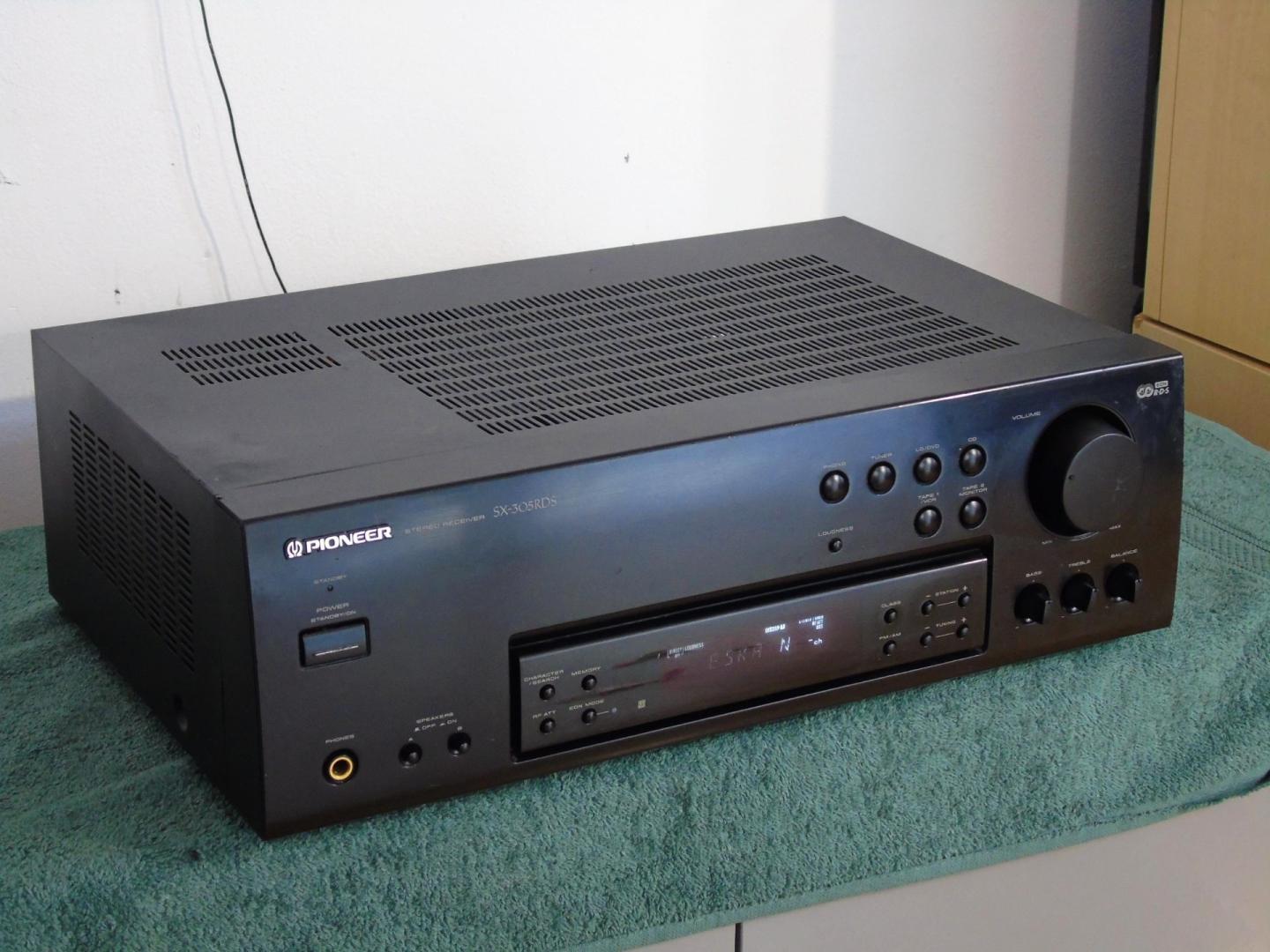 Japoński amplituner Pioneer SX-305 RDS 510 wat sprawny. DOSTAWA