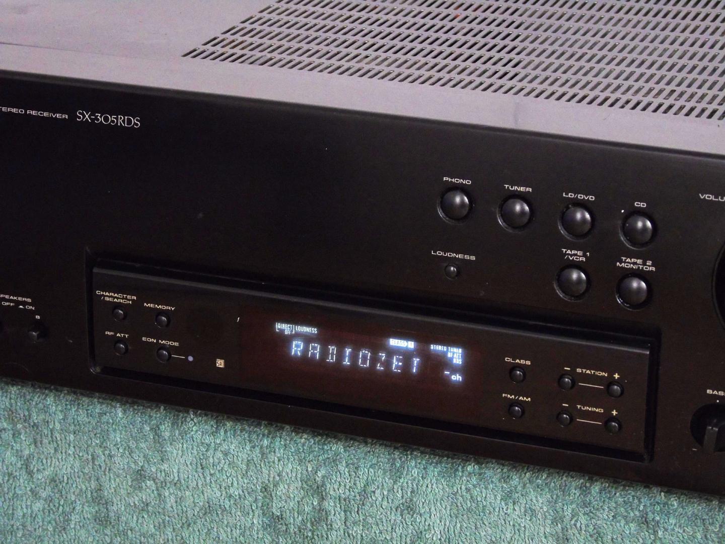 Japoński amplituner Pioneer SX-305 RDS 510 wat sprawny. DOSTAWA