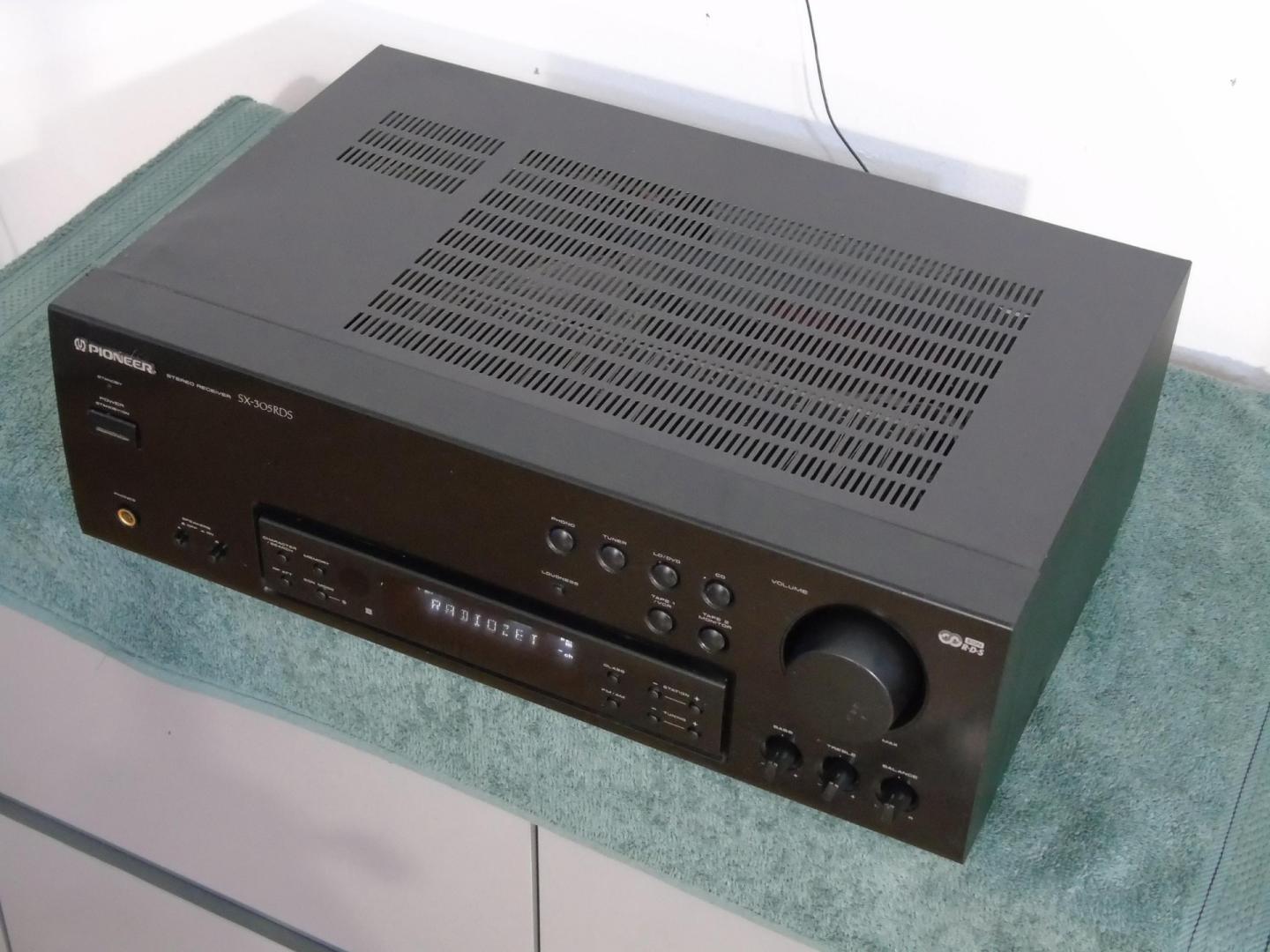 Japoński amplituner Pioneer SX-305 RDS 510 wat sprawny. DOSTAWA