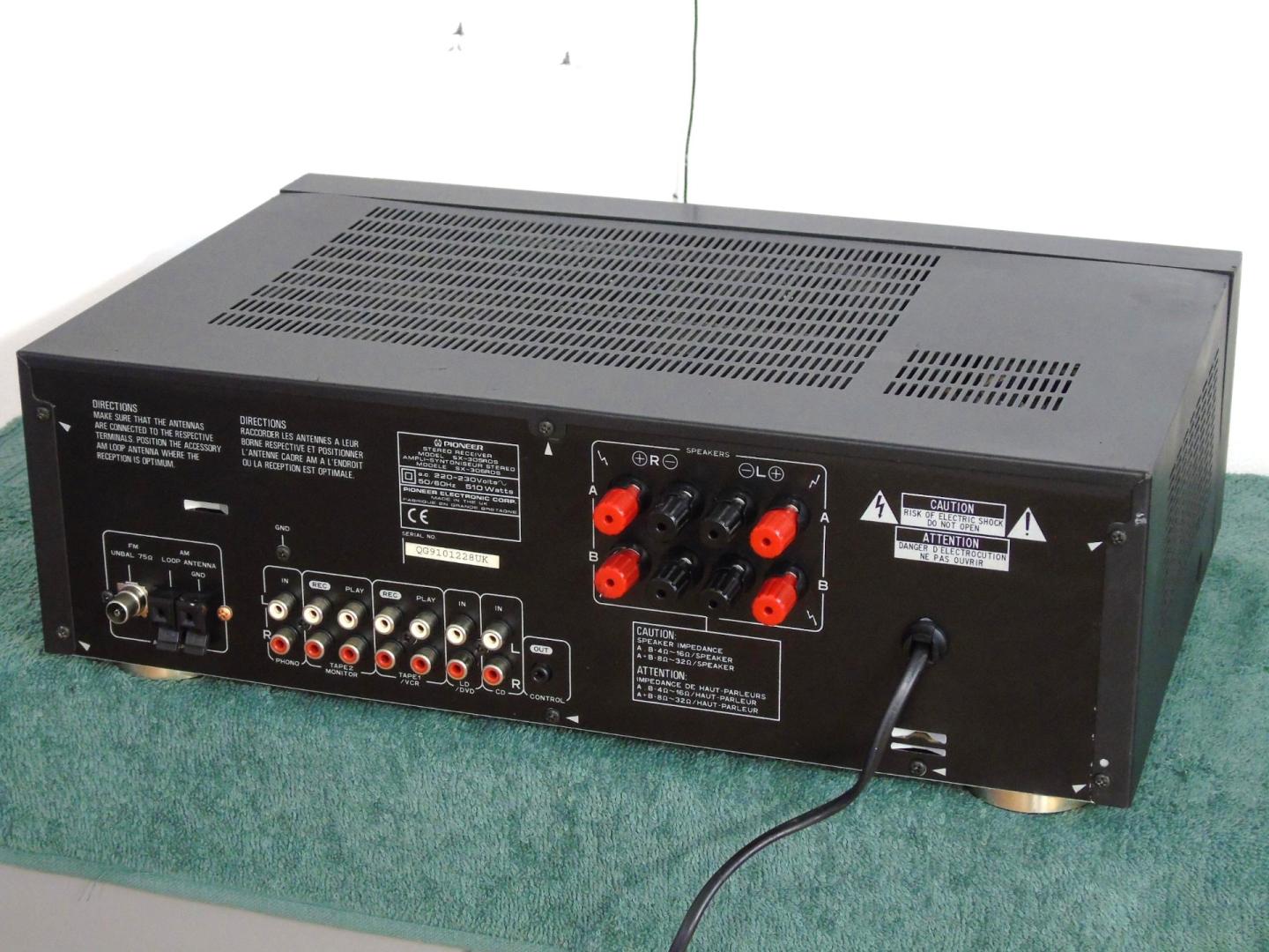 Japoński amplituner Pioneer SX-305 RDS 510 wat sprawny. DOSTAWA