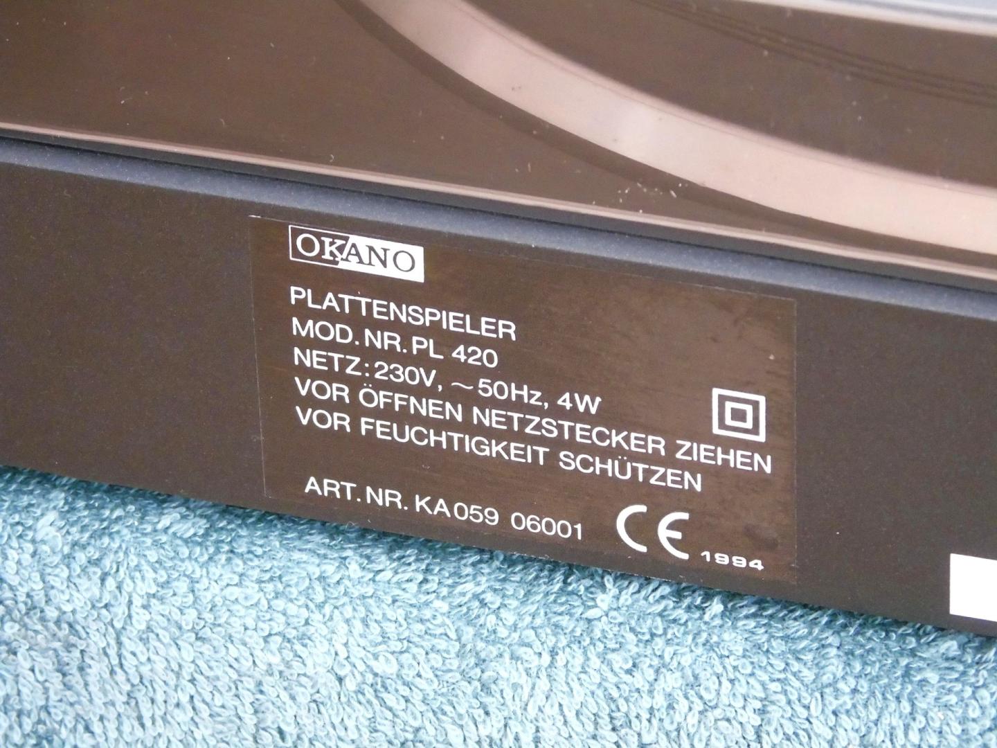 gramofon okano pl-420 igła ładny i sprawny. dostawa.