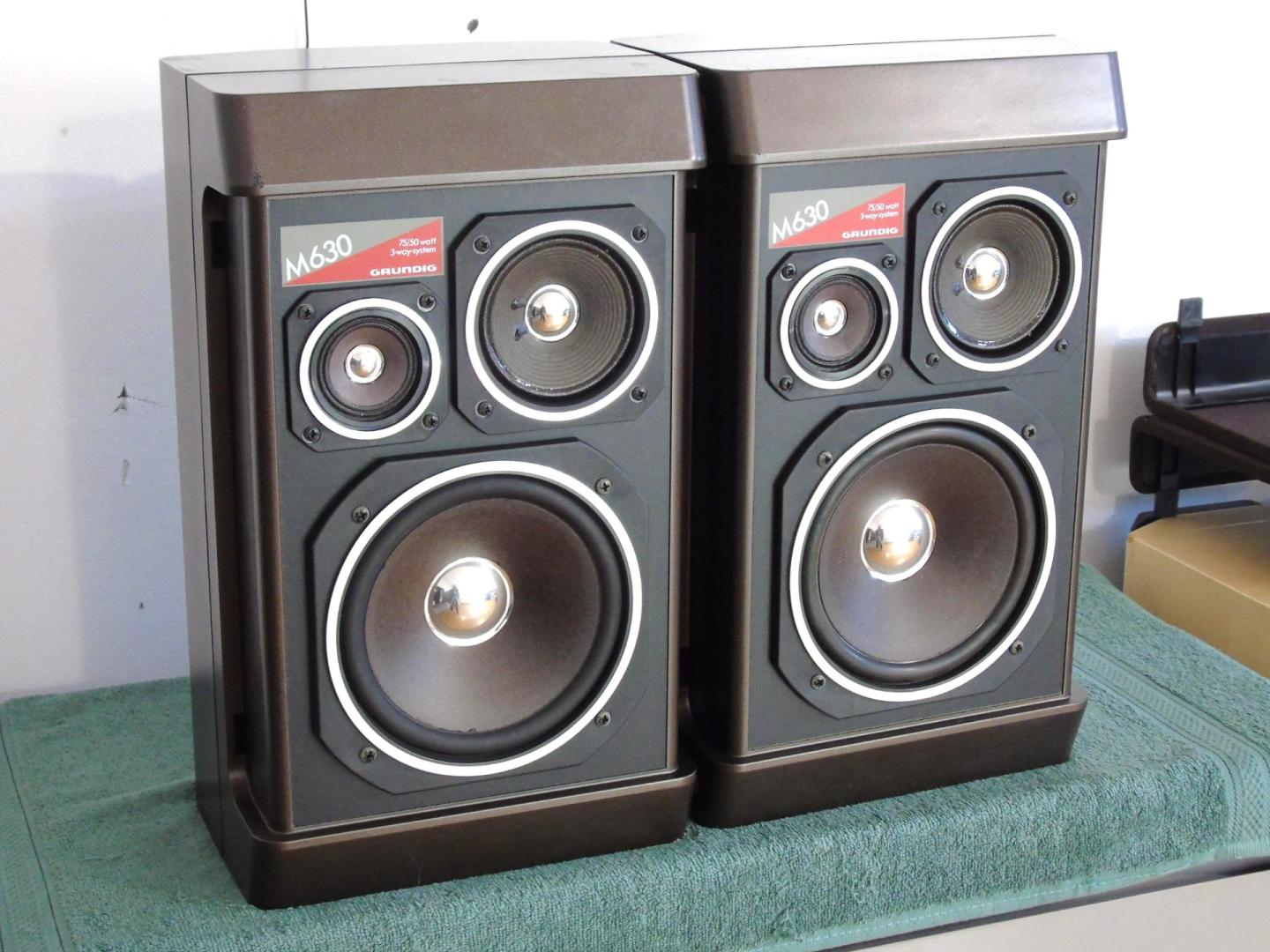 Kolumny Grundig M-630 sprawne świetne stereo. WYSYŁKA.