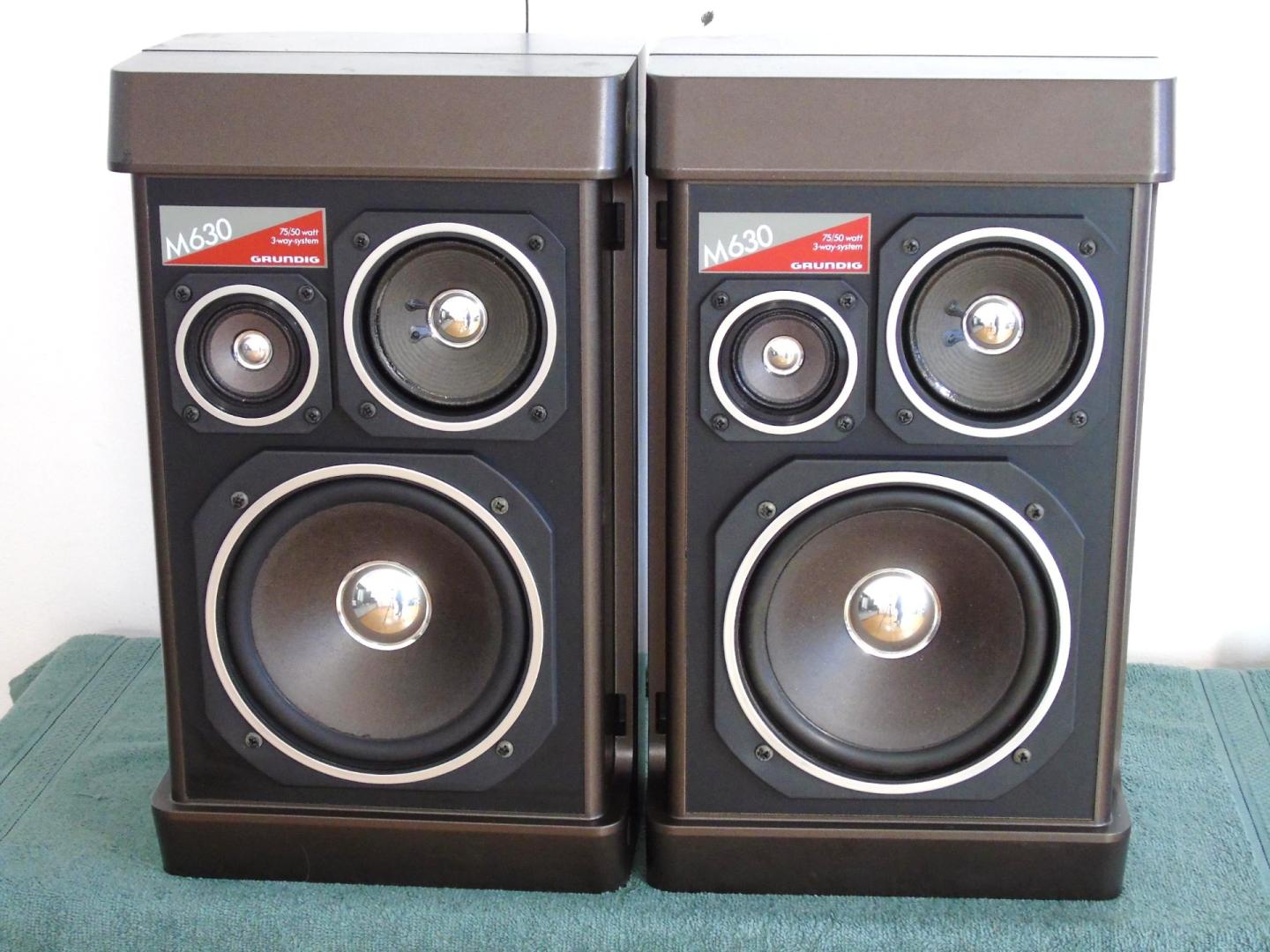 Kolumny Grundig M-630 sprawne świetne stereo. WYSYŁKA.