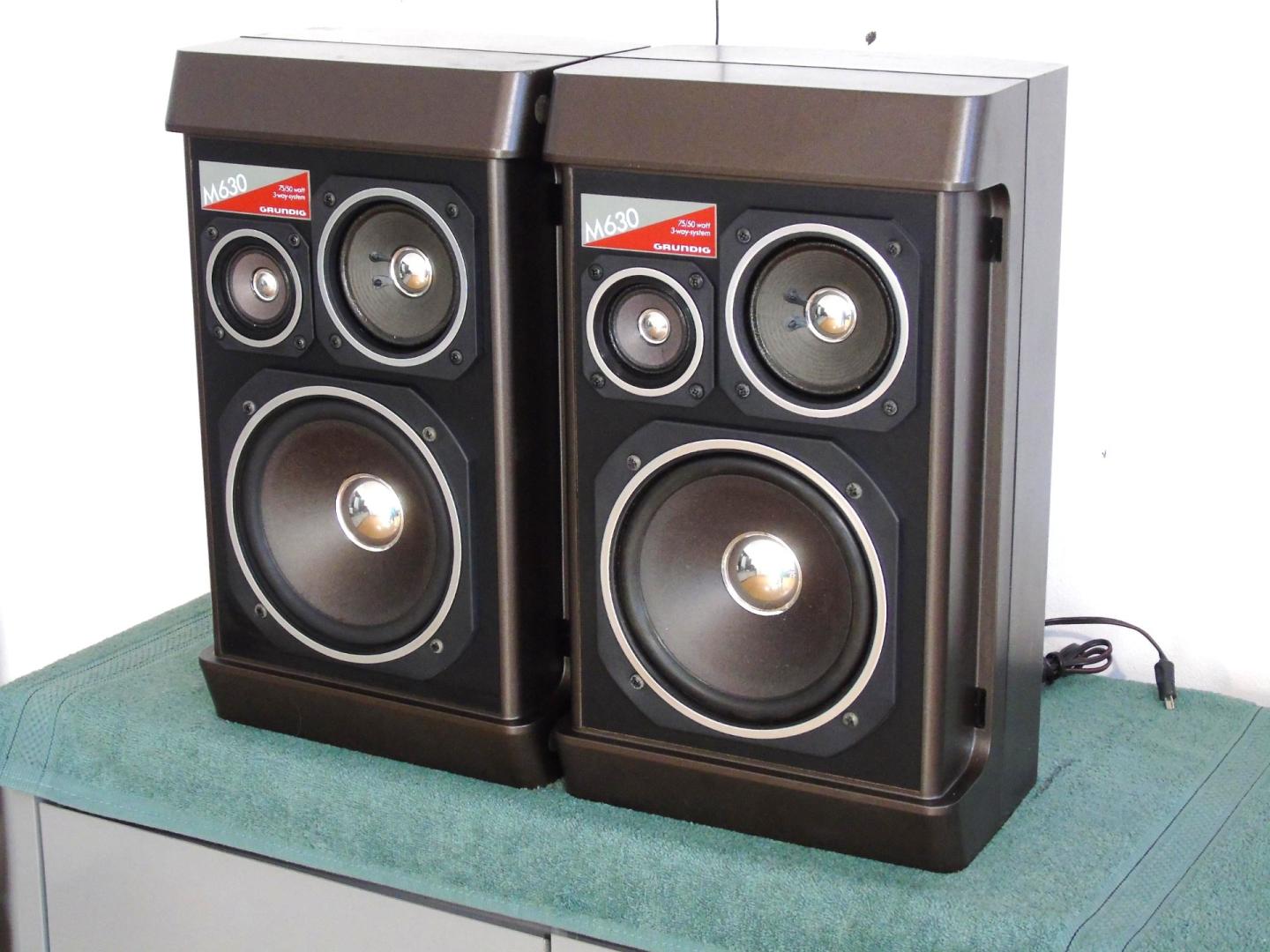 Kolumny Grundig M-630 sprawne świetne stereo. WYSYŁKA.