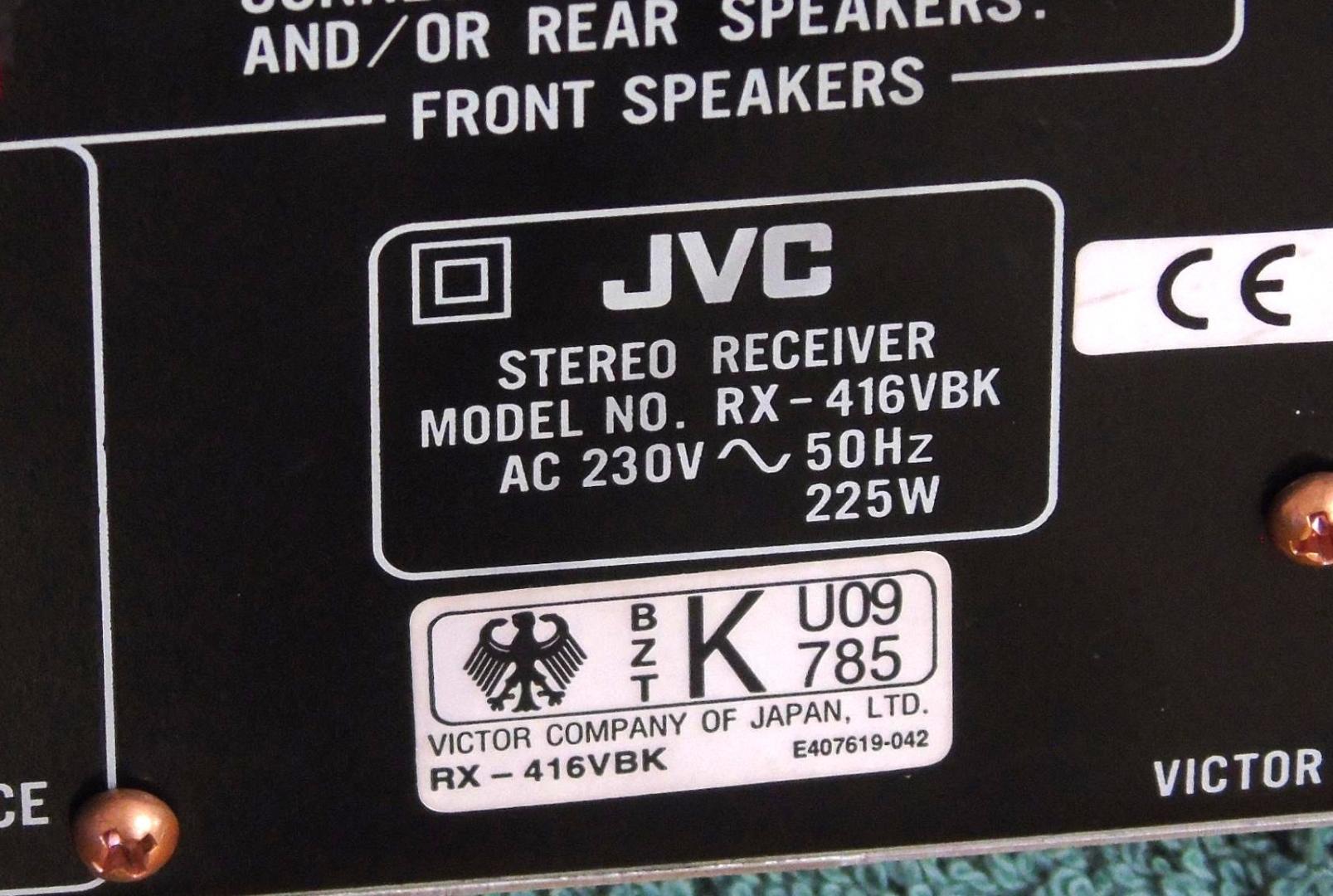 amplituner jvc rx-416 mocny i sprawny. wysyłka