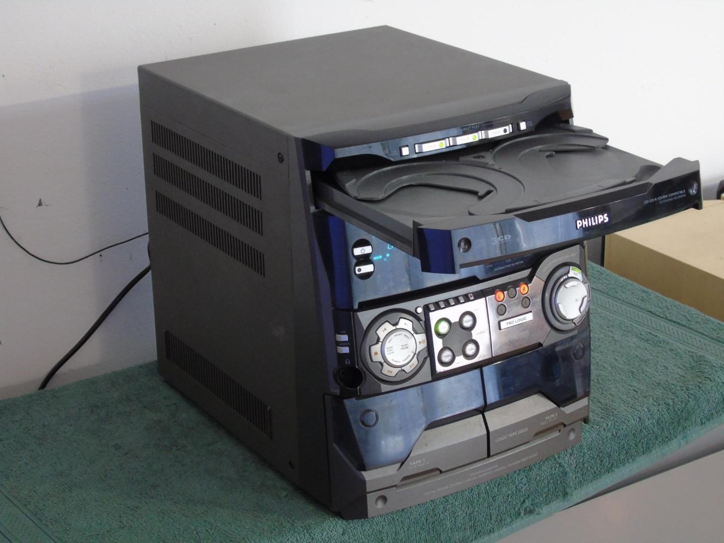 wieża philips fw-p750 cd aux rds. dostawa