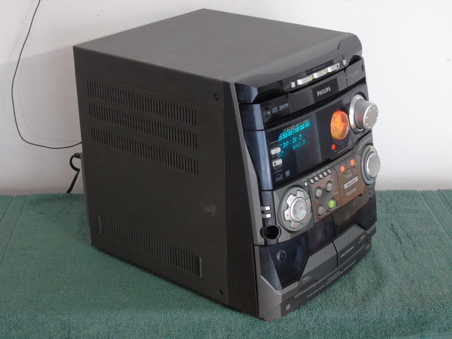 wieża philips fw-p750 cd aux rds. dostawa