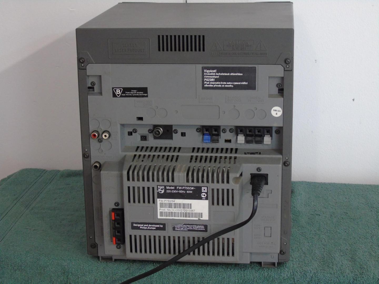 wieża philips fw-p750 cd aux rds. dostawa