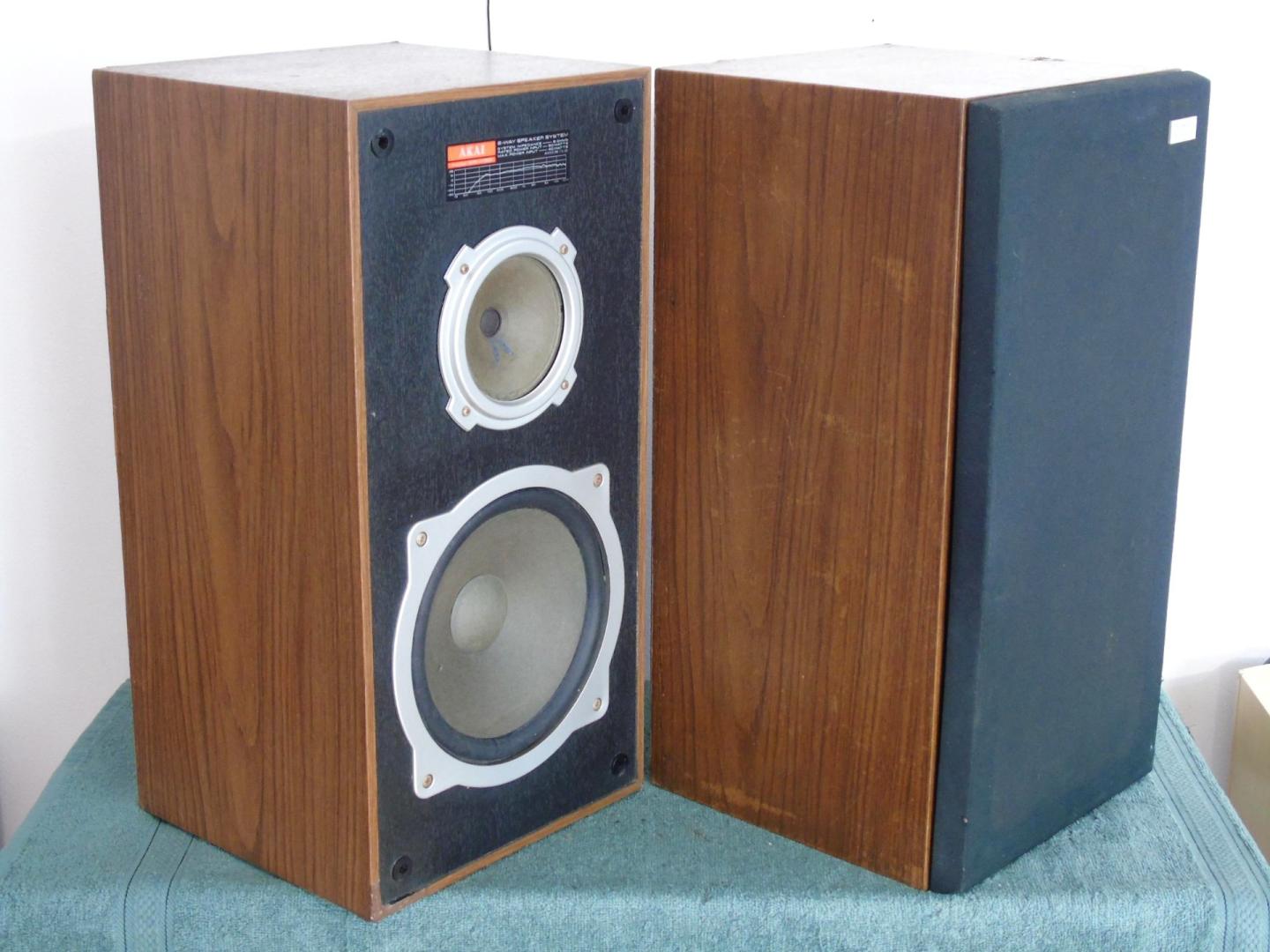 Kolumny audio Akai SR-H30 świetne stereo Vintage. DOSTAWA