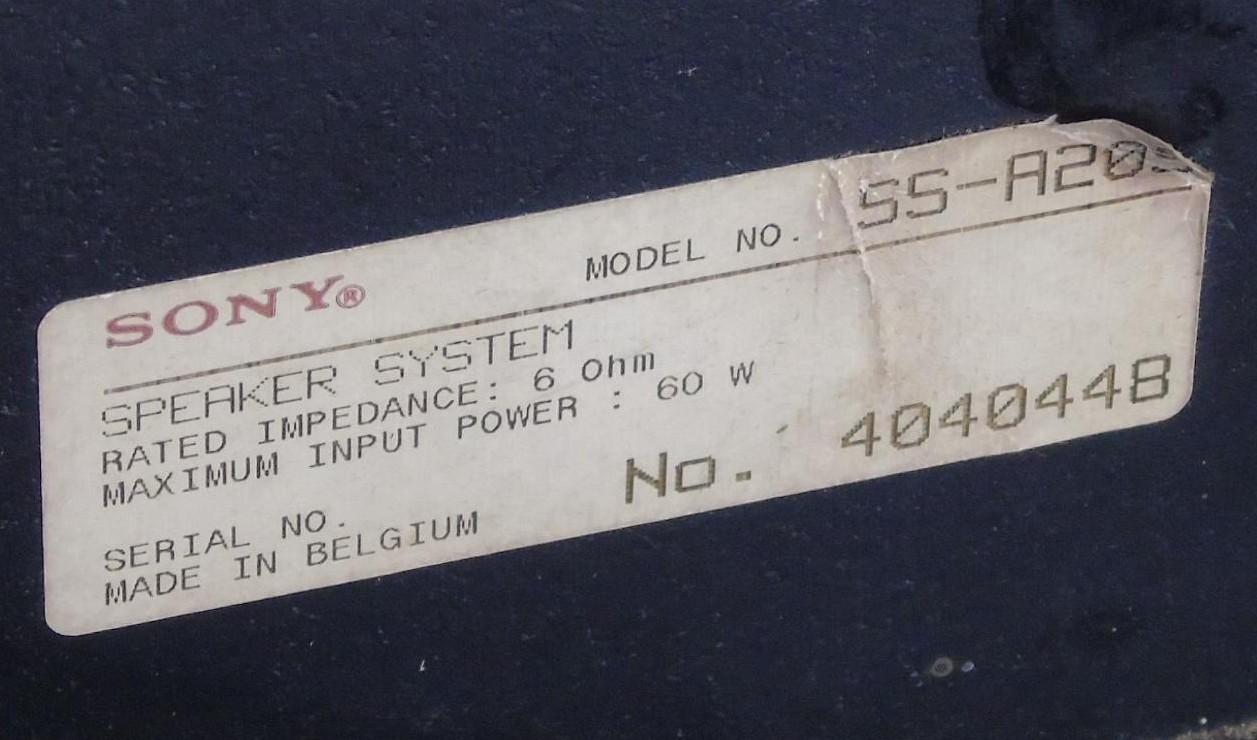 Kolumny Sony SS-A209 2 x 60 wat świetne stereo. WYSYŁKA.