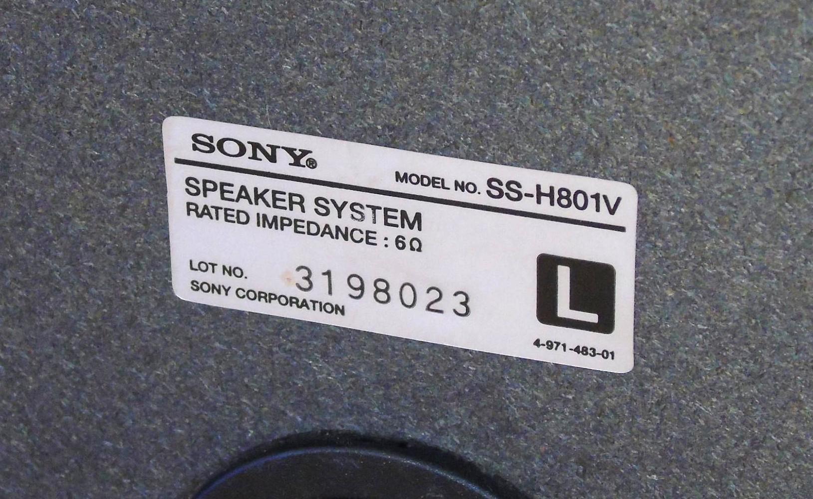 kolumny sony ss-h801 mocne i sprawne. dostawa.