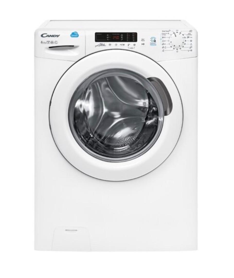 Biała pralko-suszarka Candy csw4465d 6 kg slim (gł. 47 cm) - z usterką