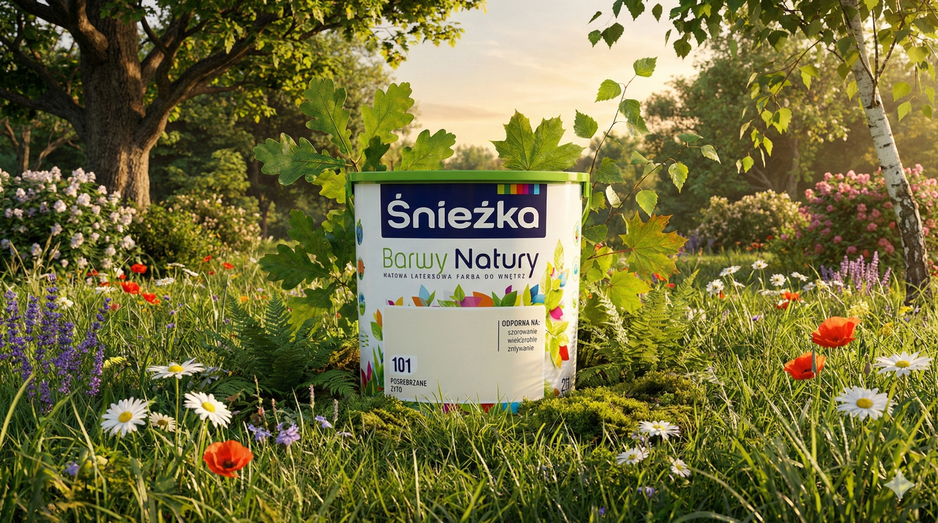 Farba Barwy Natury Śnieżka w kolorach 2,5l i 5 l