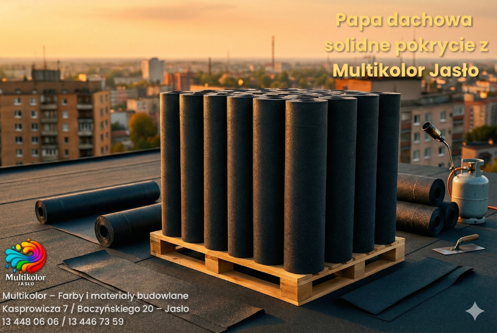 Papa dachowa termozgrzewalna solidne pokrycie z Multikolor Jasło