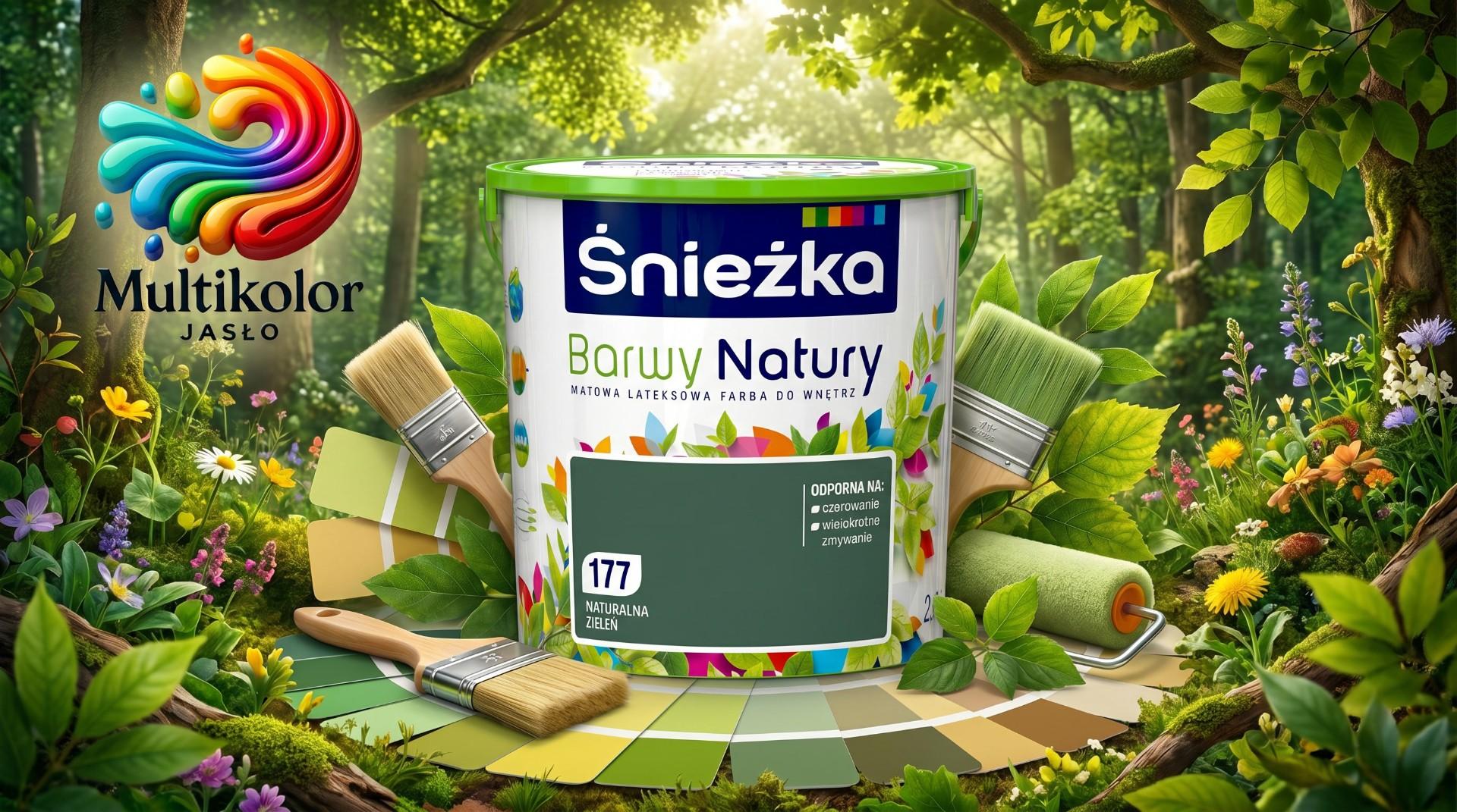 Farba Śnieżka Barwy Natury Lateksowa Do ścian w Multikolor Jasło