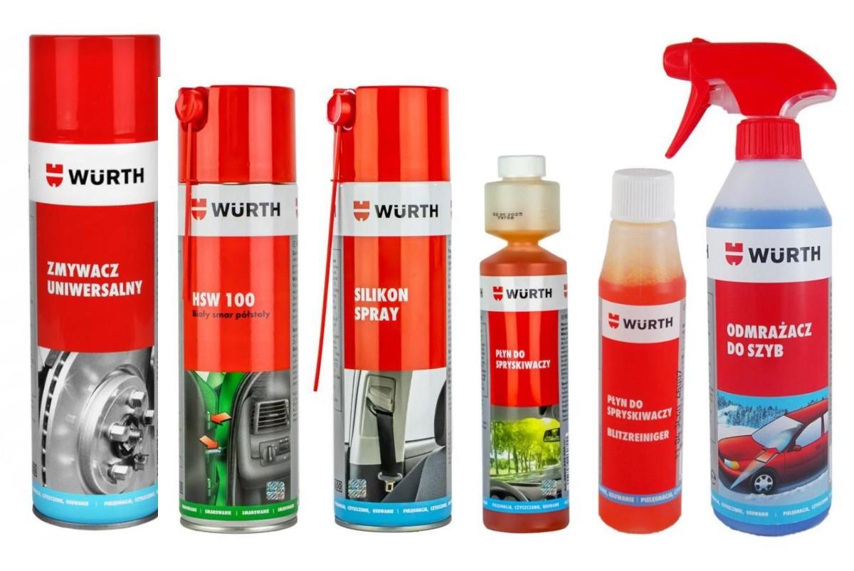 Wurth Preparaty do czyszczenia EGR Przepustnic Pianki Czyszczące Jasło