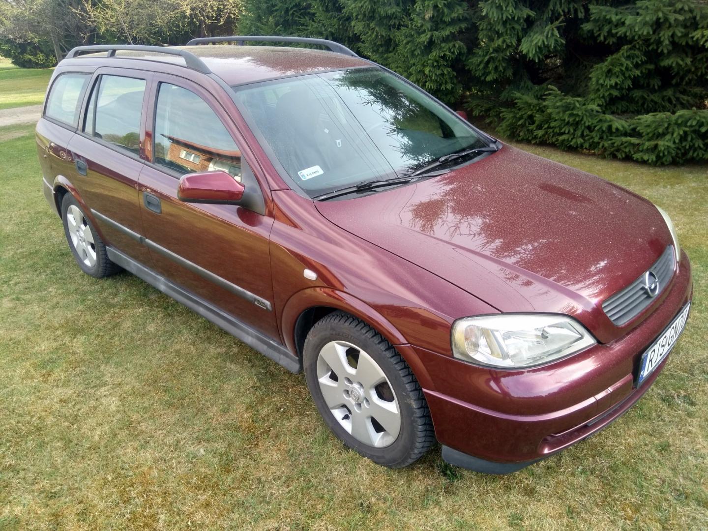 Opel Astra G/2002r./217tys./bez grama korozji/nowe opony/nowe OC/alu16