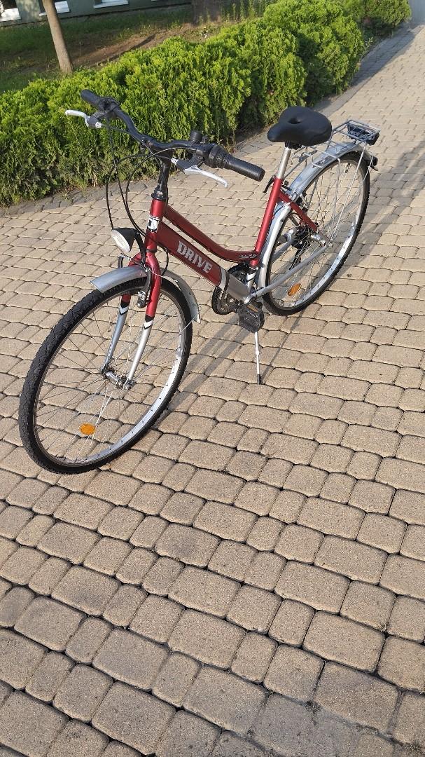 Rower damka miejski koła 28