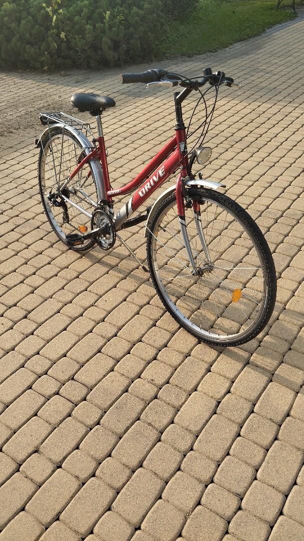Rower damka miejski koła 28