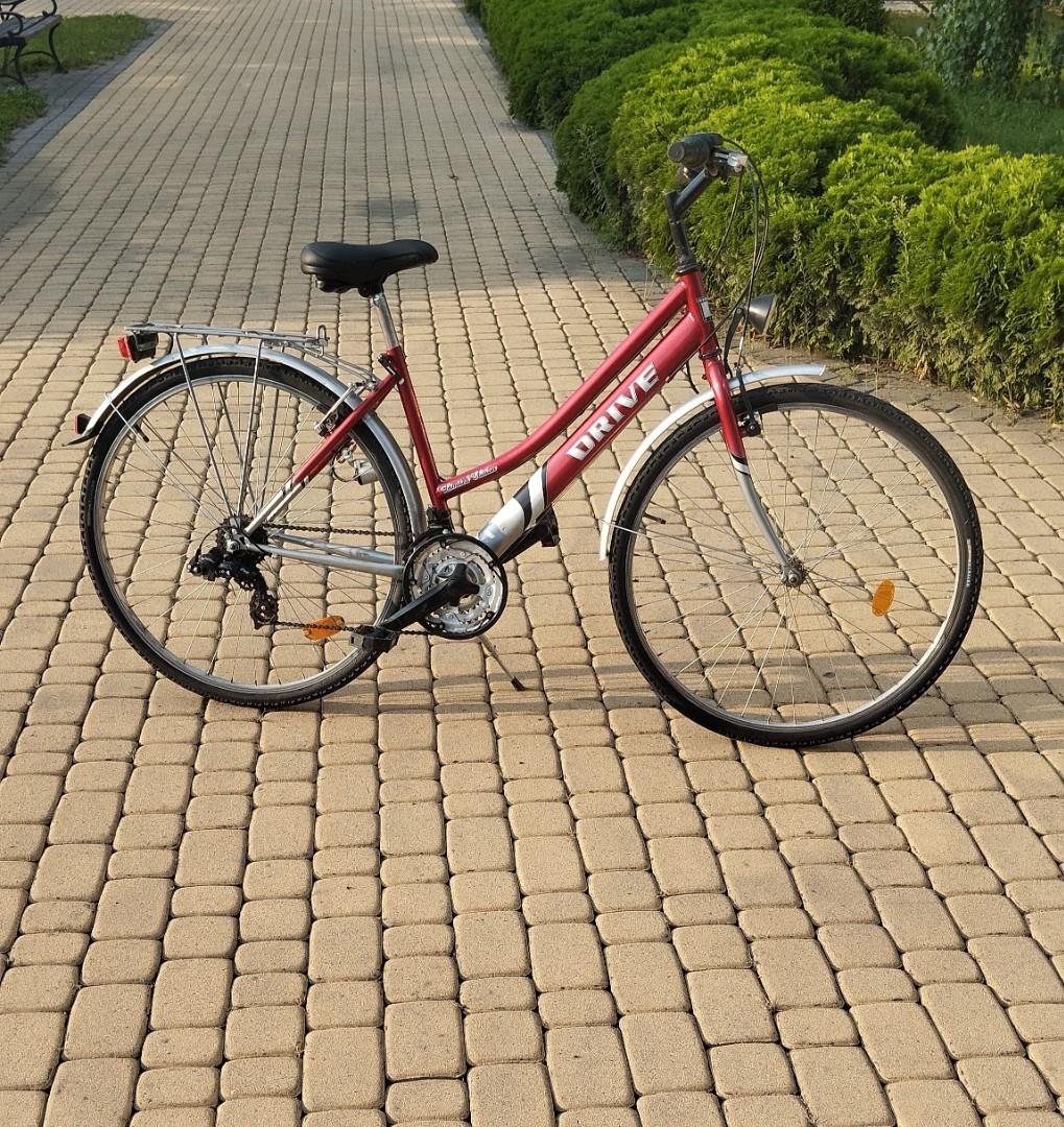 Rower damka miejski koła 28