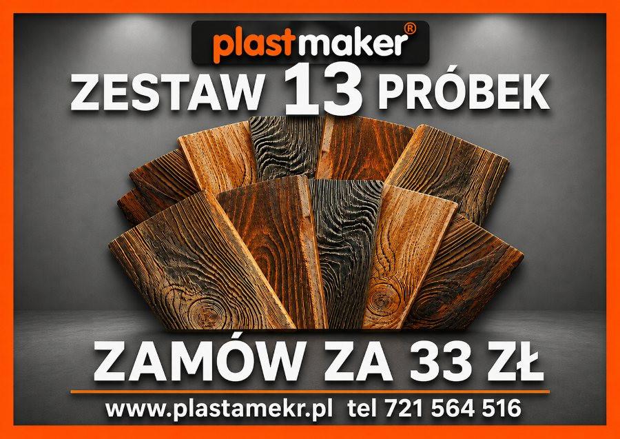 Producent belek rustykalnych i imitacji drewna  Plastmaker