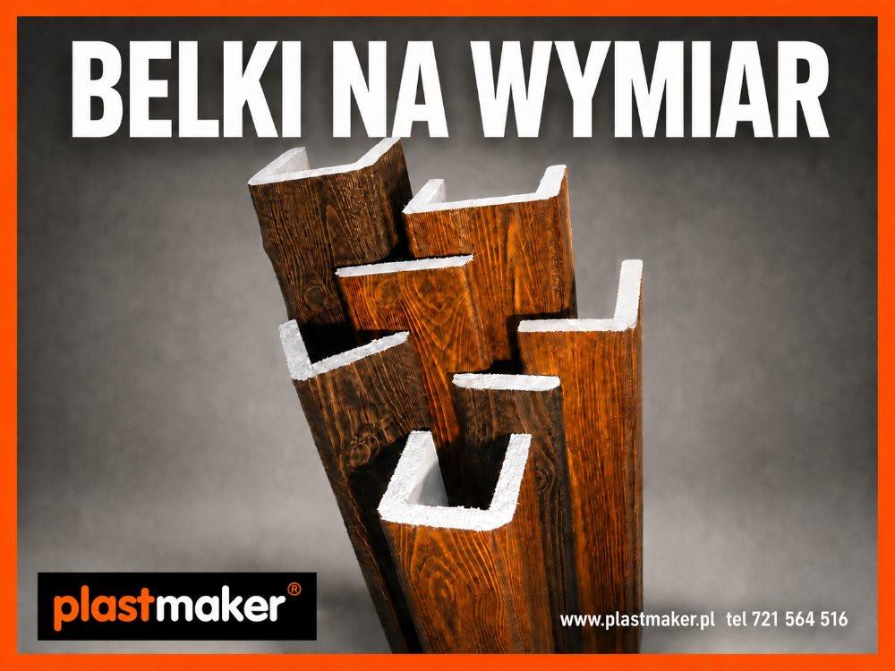 Belki rustykalne na wymiar - styl drewna bez ciężaru drewna