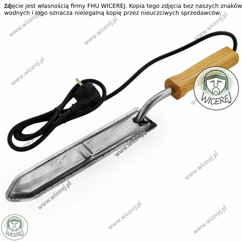 Nóż do odsklepiania elektryczny 230V zasilanie prądem solidny