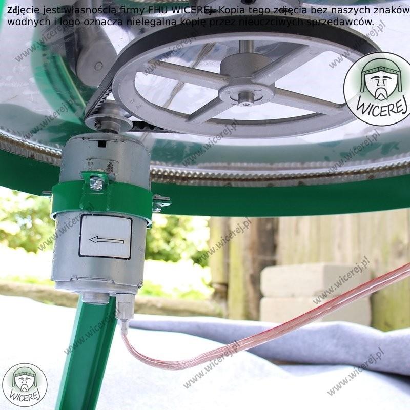 Miodarka 4Ramkowa Ręczno-Elektryczna Wielkopolsa Diagonalna Nierdzewna