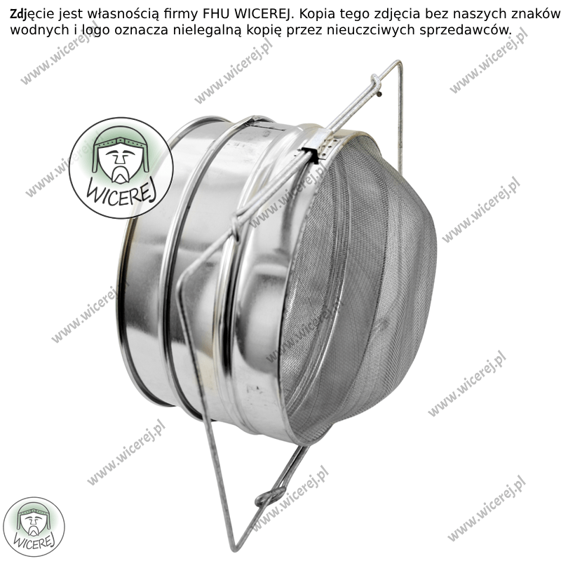 Sito do miodu podwójne wypukłe śr. 20cm filtr do miodu cedzak cedzidło