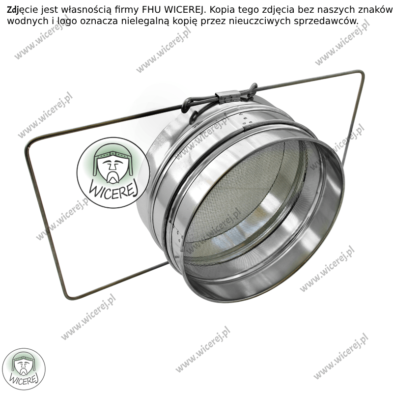 Sito do miodu płaskie podwójne śr. 20cm filtr do miodu cedzidło