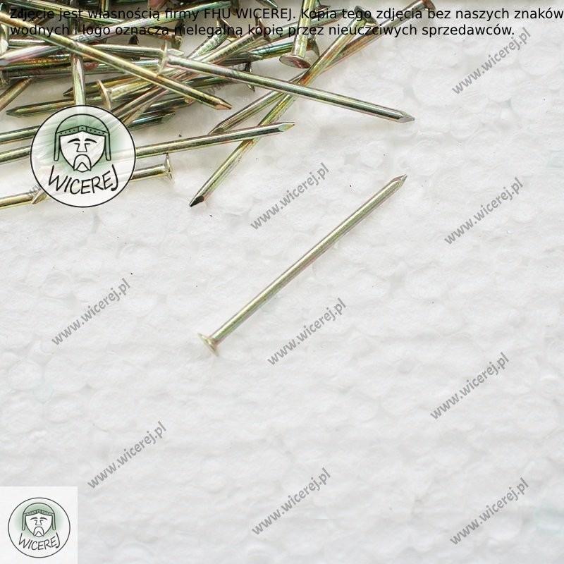 Gwoździe do zbijania ramek 1,4 x 30mm - 100g stal ocynkowana