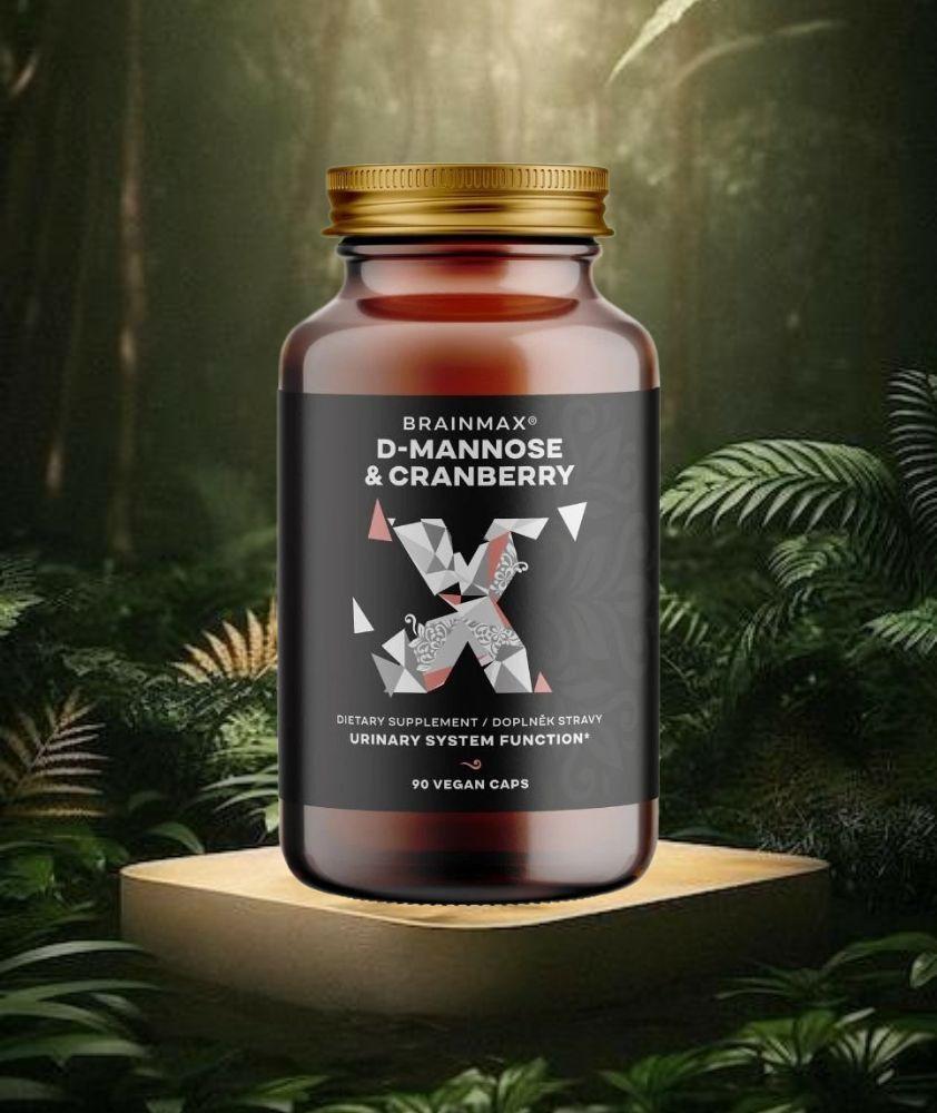 BrainMax D-Mannose & Cranberry - Wspomaganie dróg moczowych