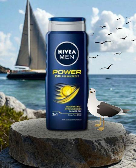 nivea men - power fresh effect - żel mentolowy