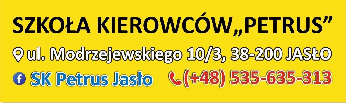 Szkoła Kierowców Petrus w Jaśle - zapraszamy 17-latków