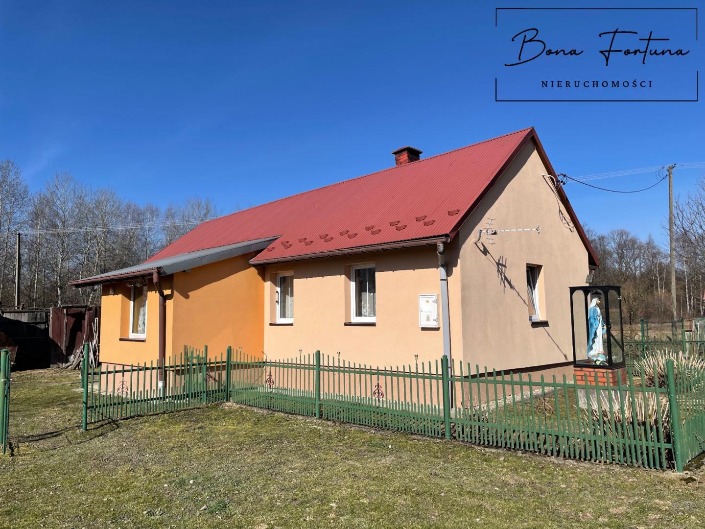 Drewniany dom w Osobnicy gm. Jasło gospodarstwo rolno-leśne 1,4846 ha