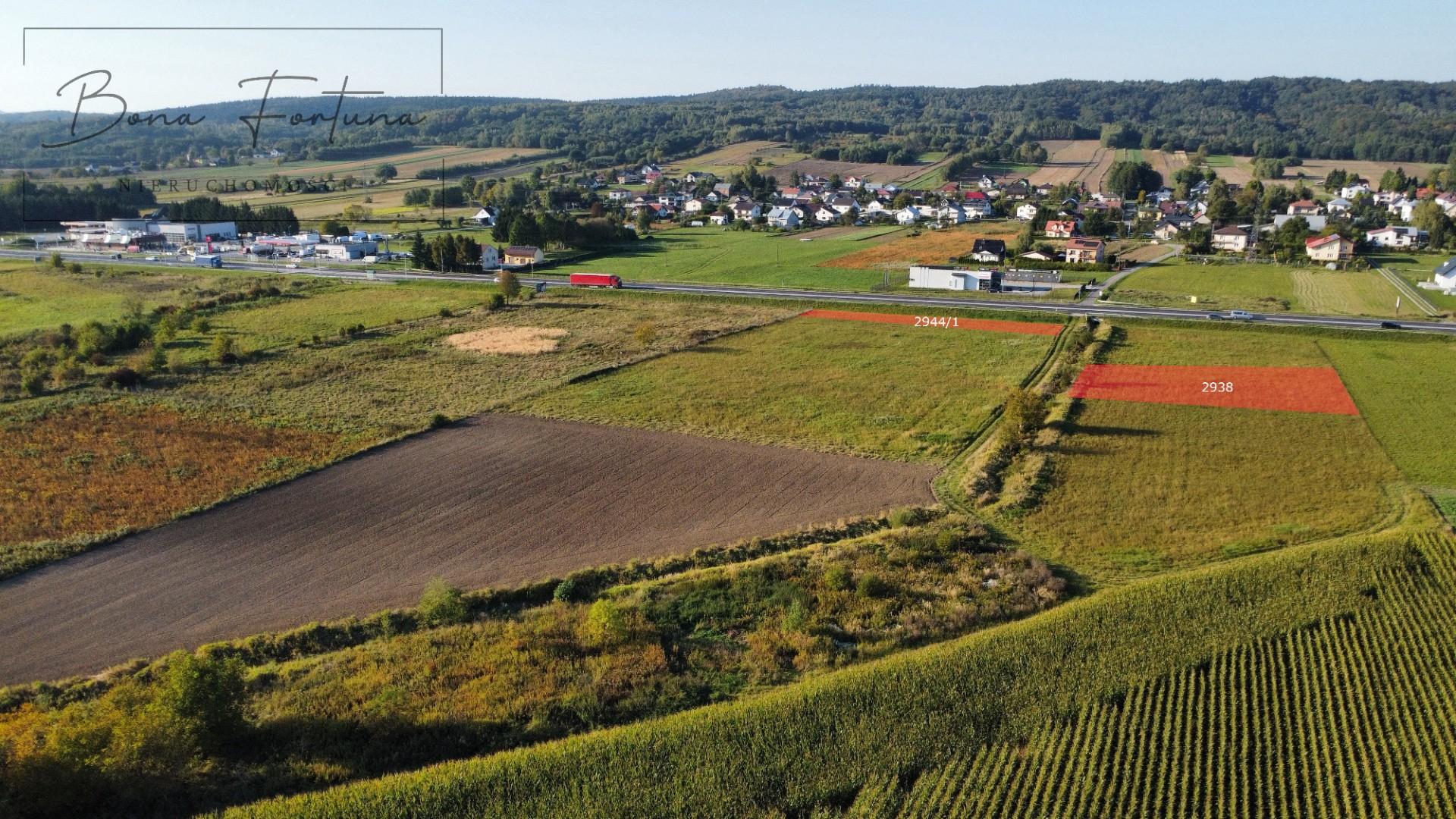 Sprzedam dwie działki usługowe 0,1098 ha i 0,1289 ha - Jasło/Warzyce