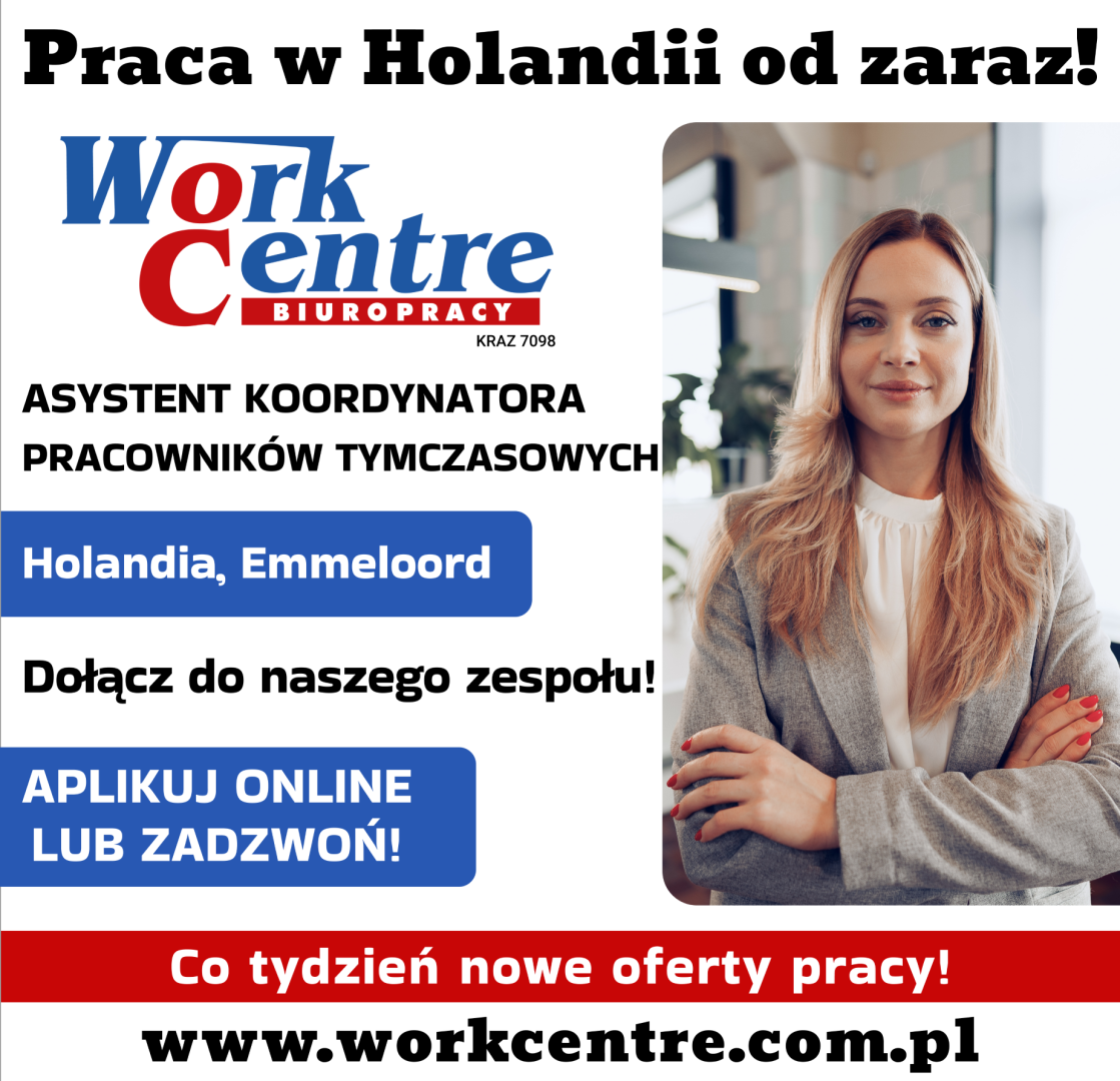 Asystent koordynatora pracowników tymczasowych (k/m) Oferta pracy w NL