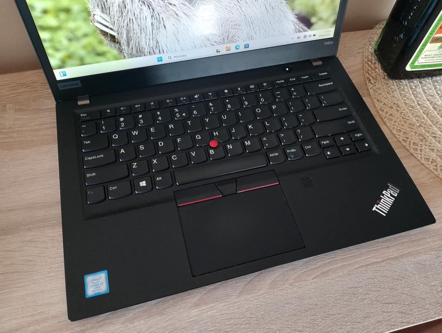 Lenovo ThinkPad T490s i7 8gen FHD 14 cali dotyk 32/256GB